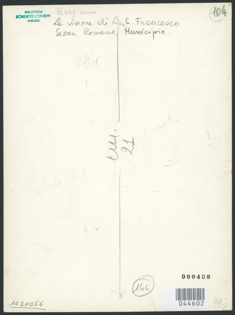 Borgianni Orazio  - sec. XVII - Visione di san Francesco d'Assisi