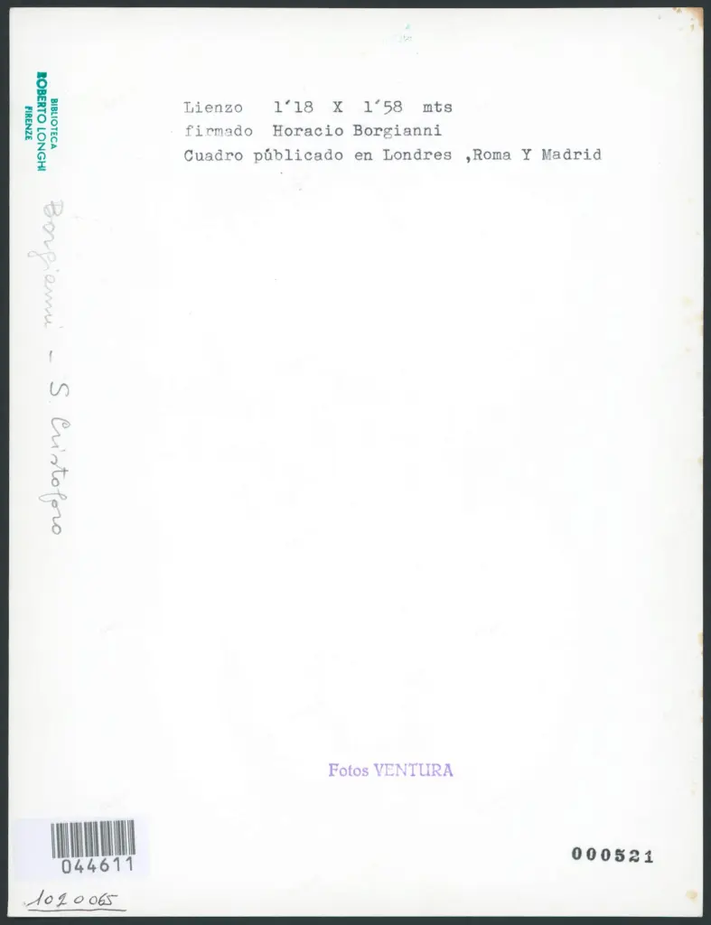 Borgianni Orazio  - sec. XVII - San Cristoforo guada il fiume con Gesù Bambino sulle spalle