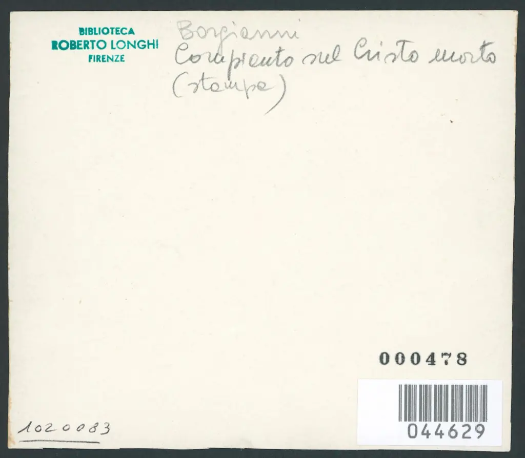 Borgianni Orazio  - inventore/ incisore - sec. XVII - Compianto sul Cristo morto