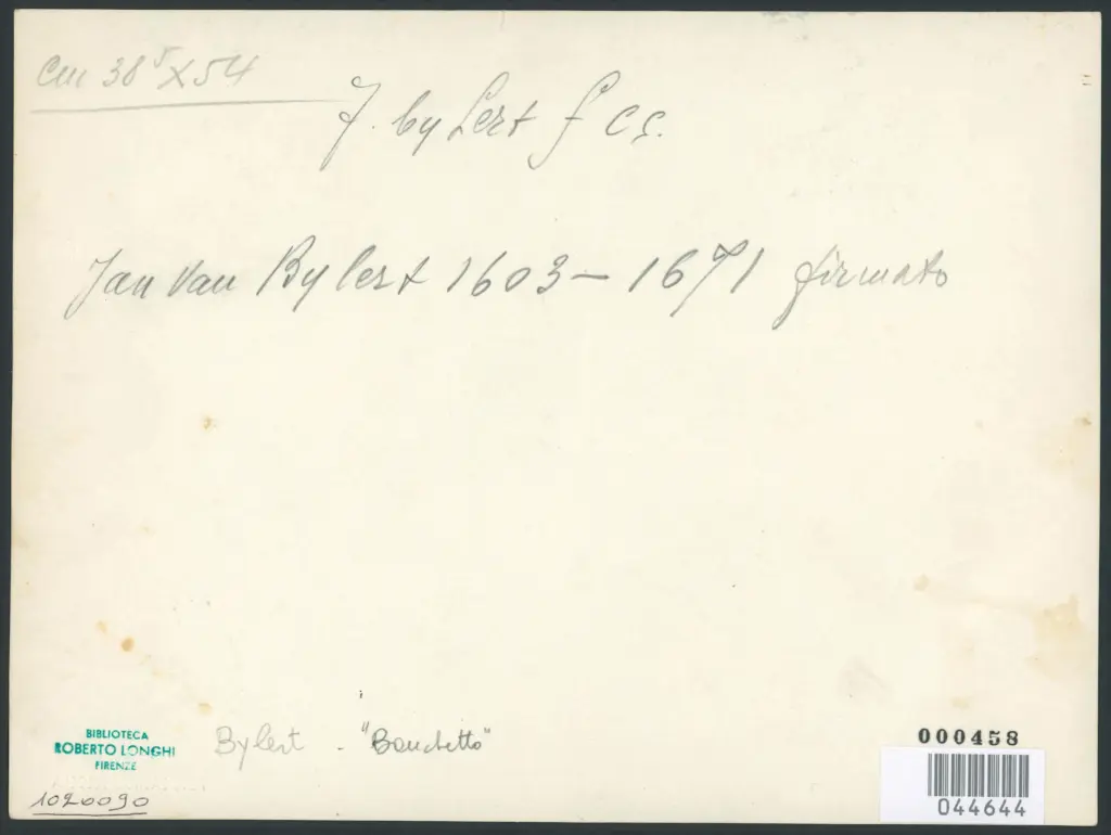 Bijlert Jan Harmensz van - sec. XVII - Scena di banchetto con suonatrice di liuto