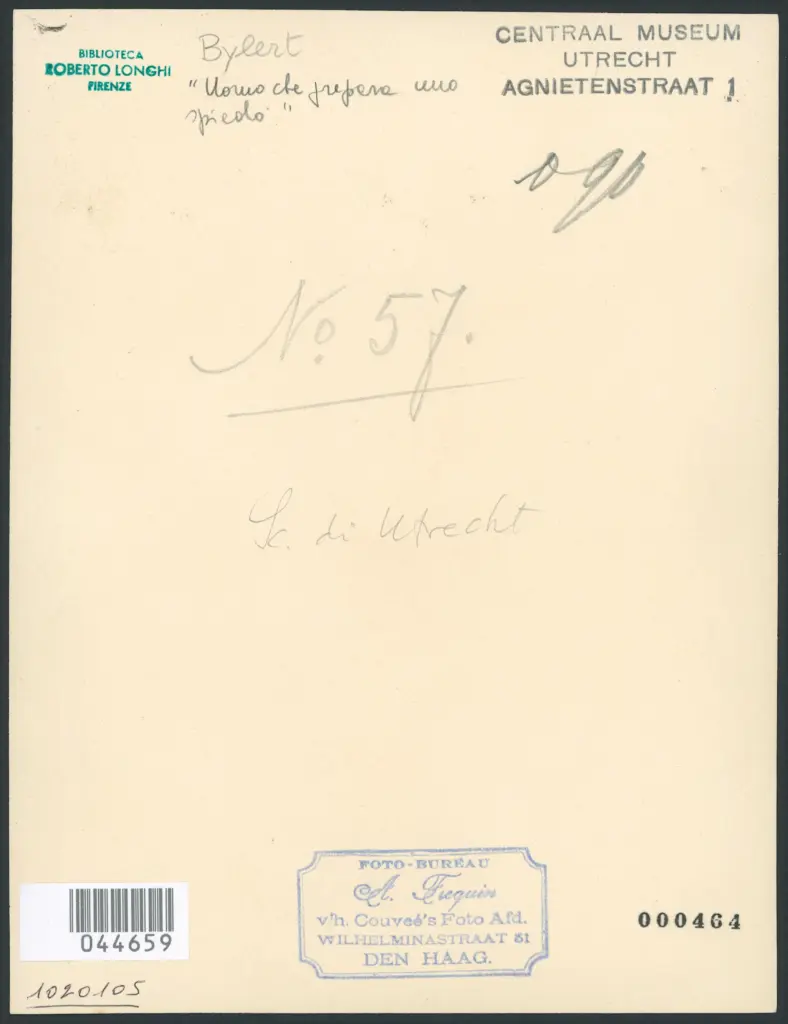 Bijlert Jan Harmensz van - sec. XVII - Uomo che prepara uno spiedo