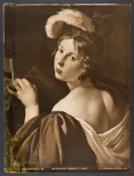 Suonatrice di liuto