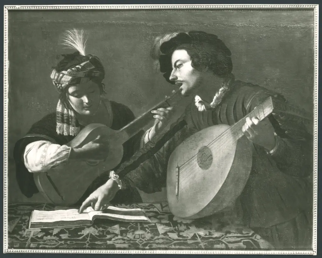 Bijlert Jan Harmensz van - sec. XVII - Suonatori di mandolino e chitarra