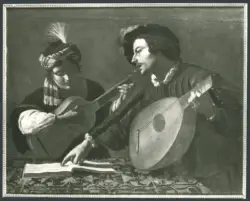 Suonatori di mandolino e chitarra