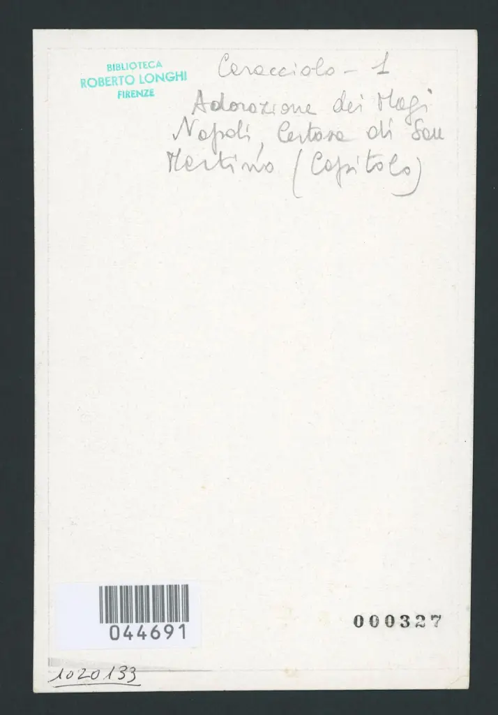 Caracciolo Giovanni Battista (Battistello) - sec. XVII - Adorazione dei Re Magi