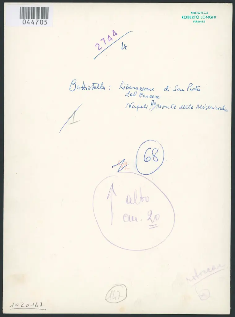 Caracciolo Giovanni Battista (Battistello) - sec. XVII - San Pietro liberato dal carcere da un angelo