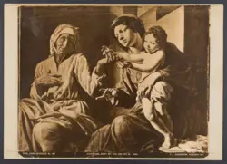 Wien Gemäldegalerie No. 486. Caravaggio, Maria mit Kind und der Hl. Anna