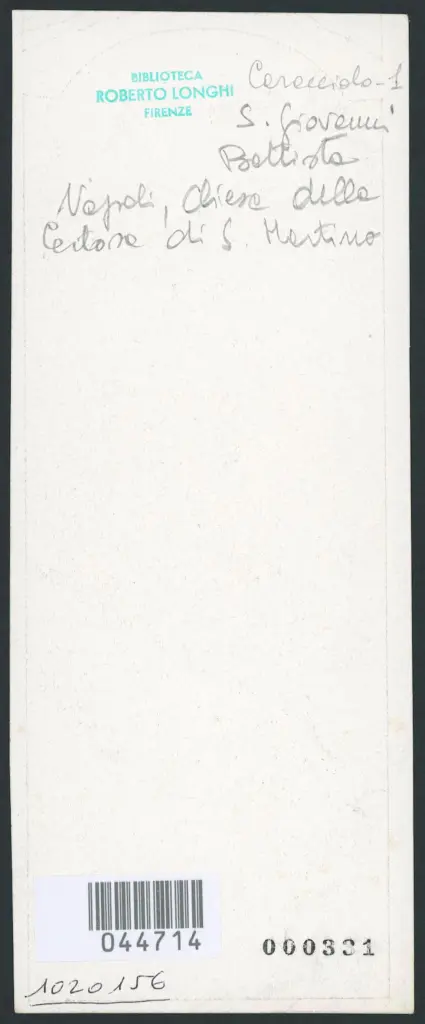 Caracciolo Giovanni Battista (Battistello) - sec. XVII - San Giovanni Battista con l'agnello