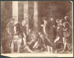 Napoli - Chiesa della Certosa di S. Martino. La lavanda dei piedi. (G. B. Caracciolo).