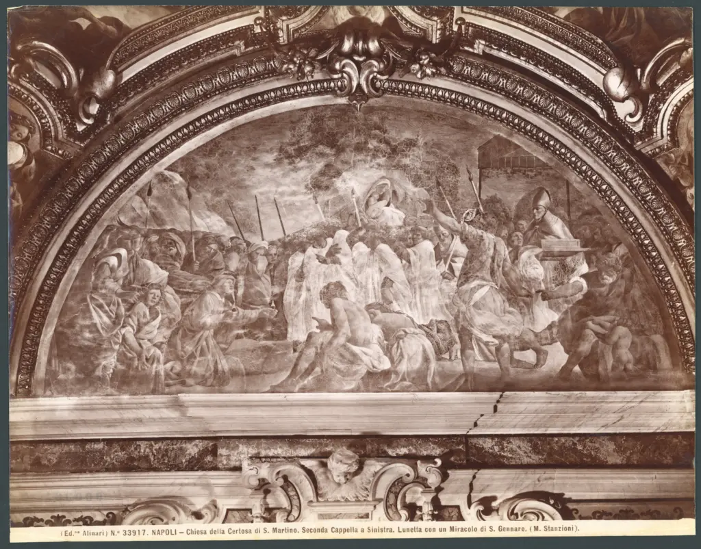 Trasporto delle esequie di san Gennaro durante l'eruzione del Vesuvio del 16 dicembre del 1631