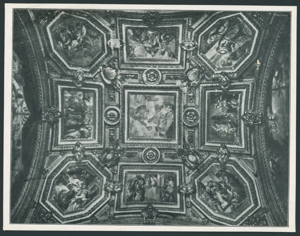 Volta con storie della vita di Maria Vergine