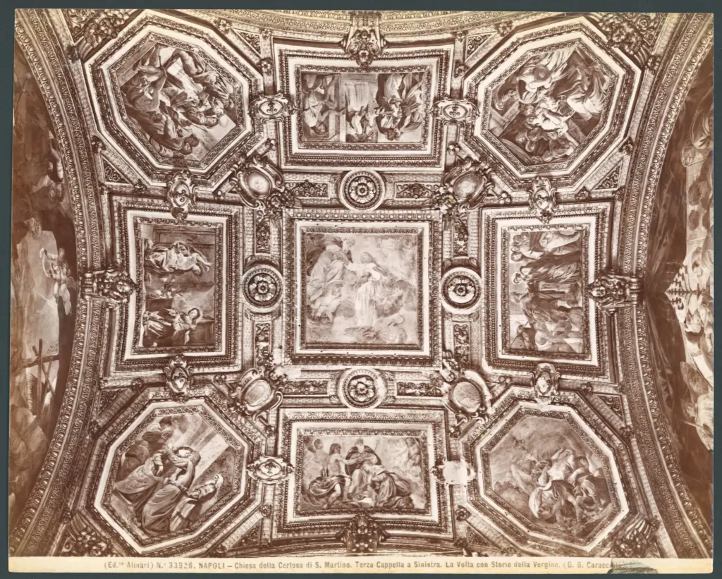 Volta con storie della vita di Maria Vergine