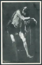 Caracciolo Giovanni Battista (Battistello) - sec. XVII - Sant'Onofrio a figura intera
