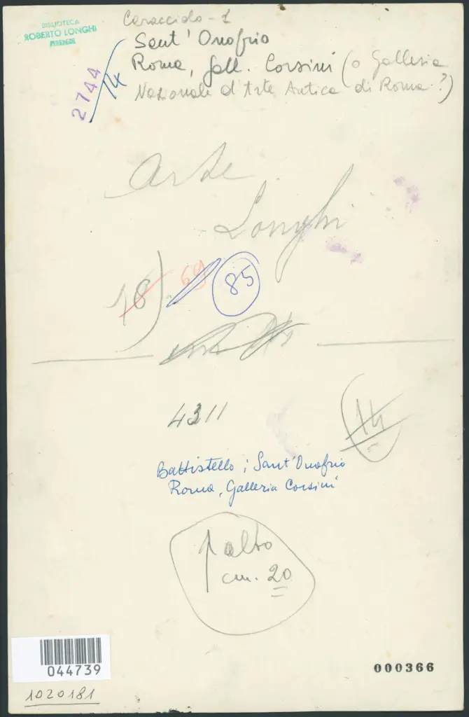 Caracciolo Giovanni Battista (Battistello) - sec. XVII - Sant'Onofrio a figura intera