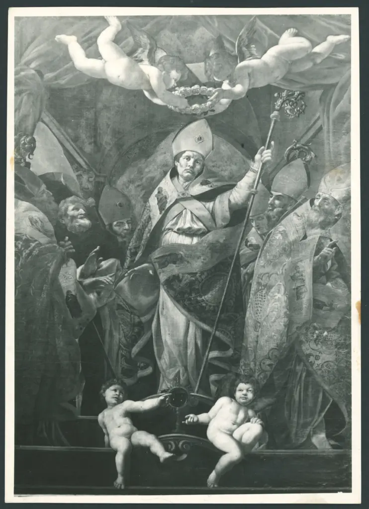 Gloria di san Gennaro tra i santi patroni di Napoli