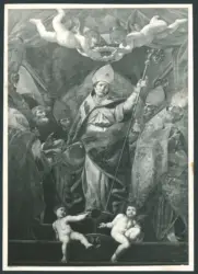 Caracciolo Giovanni Battista (Battistello) - sec. XVII - Gloria di san Gennaro tra i santi patroni di Napoli