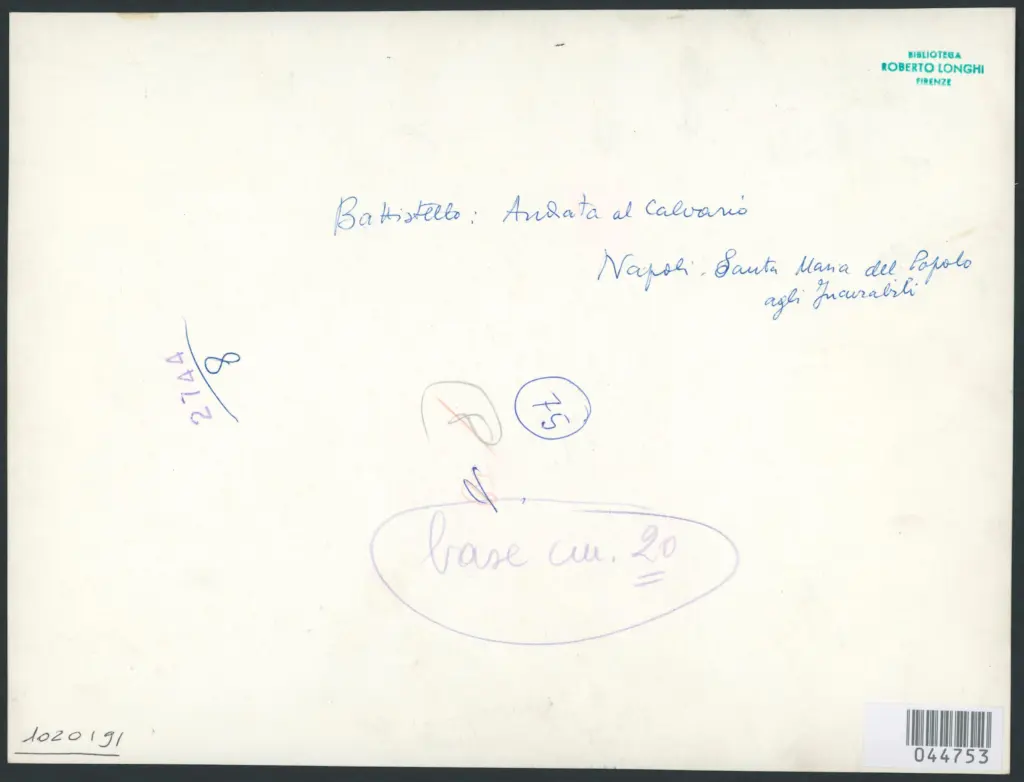 Napoli, Chiesa di S. M. del Popolo agli Incurabili - Addio di Cristo alla Madre (G. B. Caracciolo d.o Battistello)