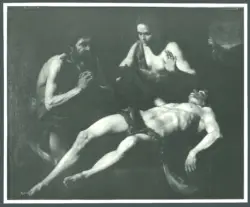 Caracciolo Giovanni Battista (Battistello) - sec. XVII - Compianto sul corpo di Abele