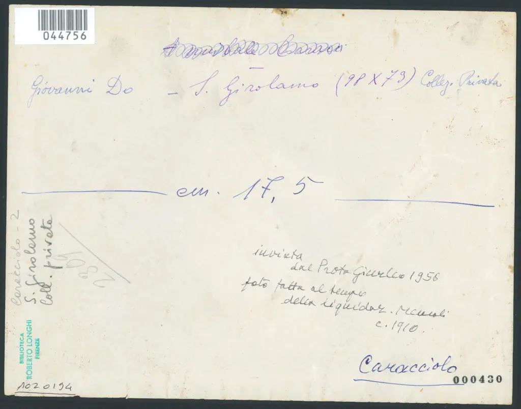 Caracciolo Giovanni Battista (Battistello) - sec. XVII - San Girolamo penitente