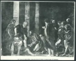 Napoli - Chiesa della Certosa di S. Martino. La lavanda dei piedi. (G. B. Caracciolo).