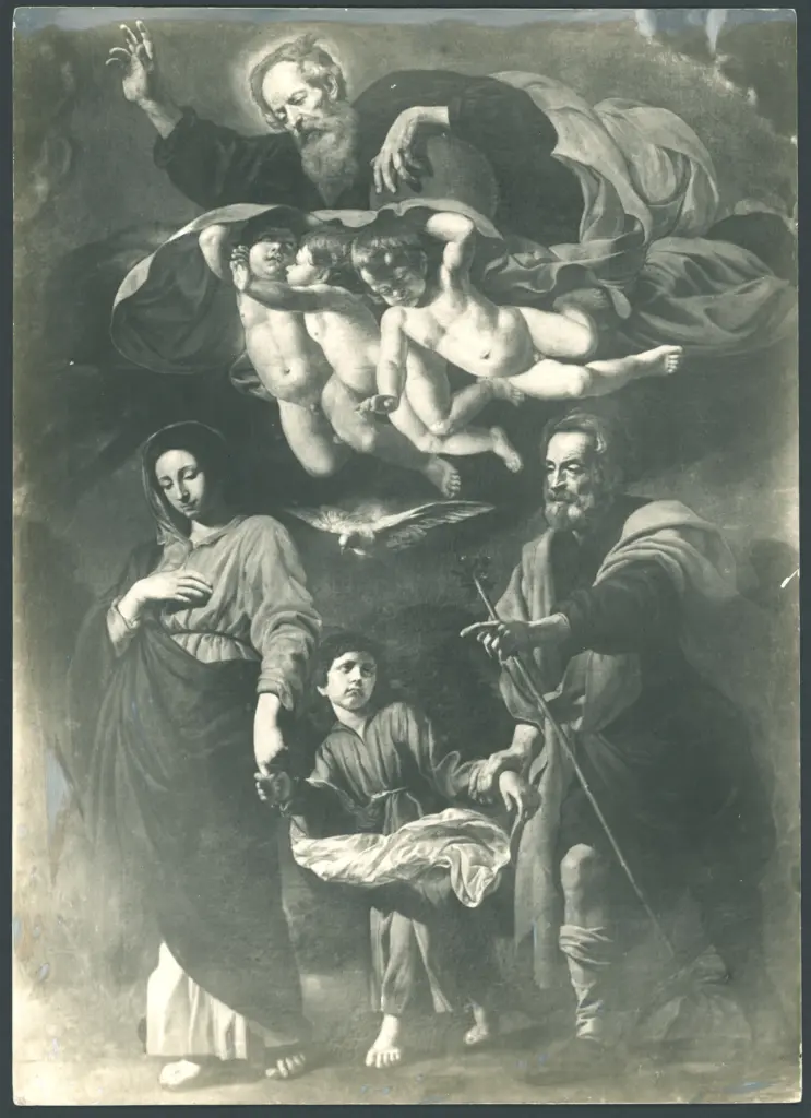 Caracciolo Giovanni Battista (Battistello) - sec. XVII - Trinità terreste