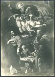 Caracciolo Giovanni Battista (Battistello) - sec. XVII - Trinità terreste