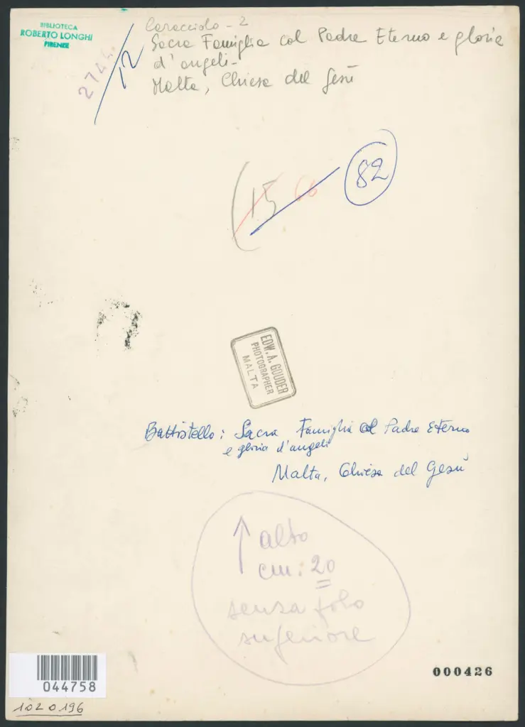 Caracciolo Giovanni Battista (Battistello) - sec. XVII - Trinità terreste