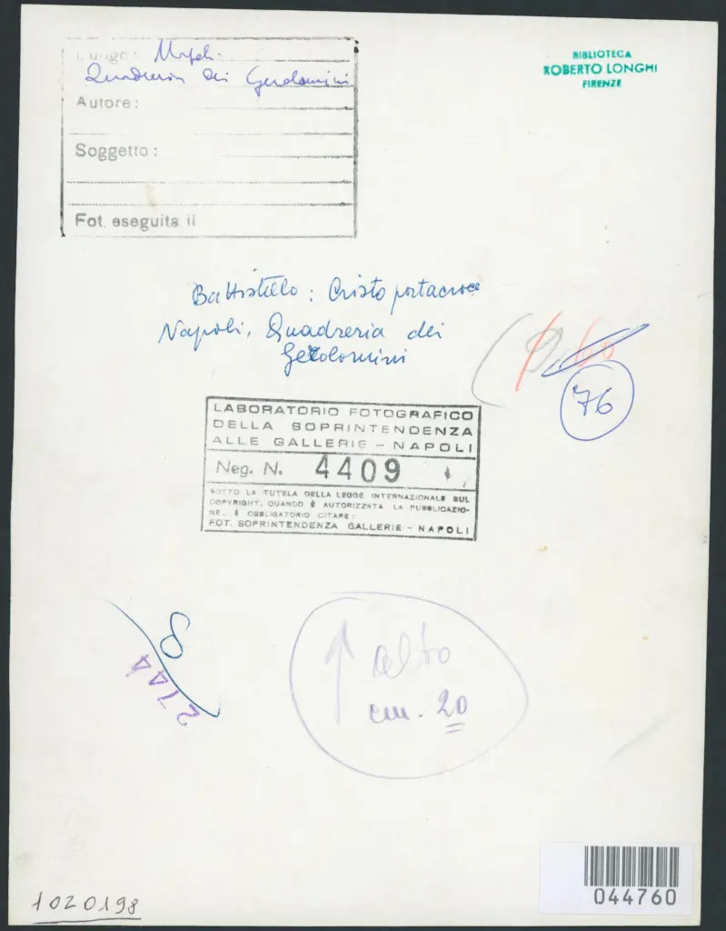 Caracciolo Giovanni Battista (Battistello) - sec. XVII - Cristo portacroce