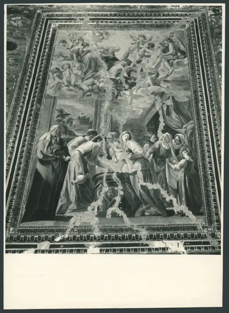 Napoli. Oratorio dei Nobili al Gesù N. B. Caracciolo. Nascita della Vergine