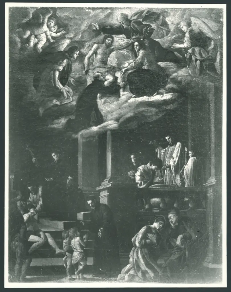 Sant'Ignazio di Loyola in gloria e le opere dei Padri Gesuiti