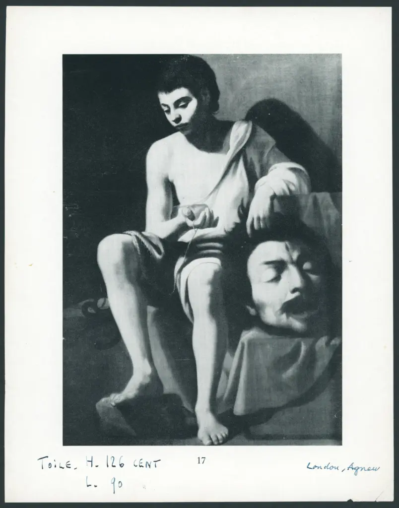 Caracciolo Giovanni Battista (Battistello) - sec. XVII - David con la testa di Golia