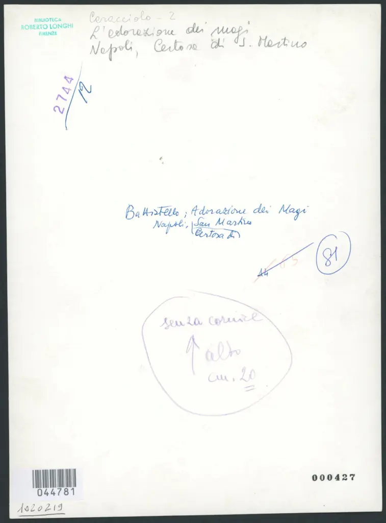 Napoli - Chiesa della Certosa di S. Martino. Sala del Capitolo. L'Adorazione dei Magi. (P. P. Rubens?).