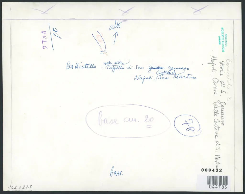 Napoli - Chiesa della Certosa di S. Martino. Prima Cappella a Sinistra. La Volta con affreschi di Baldassare Corenzio.