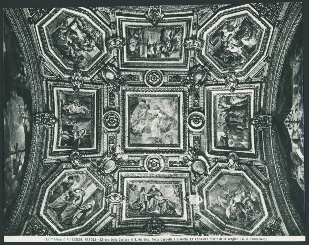 Volta con storie della vita di Maria Vergine