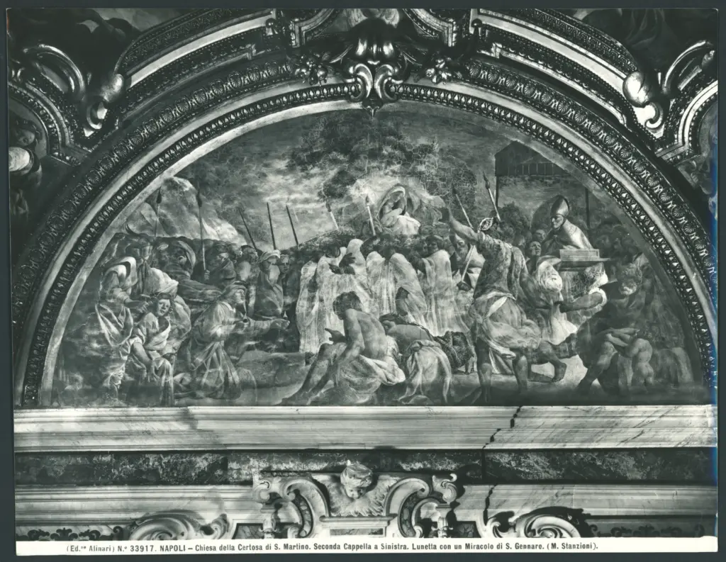 Trasporto delle esequie di san Gennaro durante l'eruzione del Vesuvio del 16 dicembre del 1631