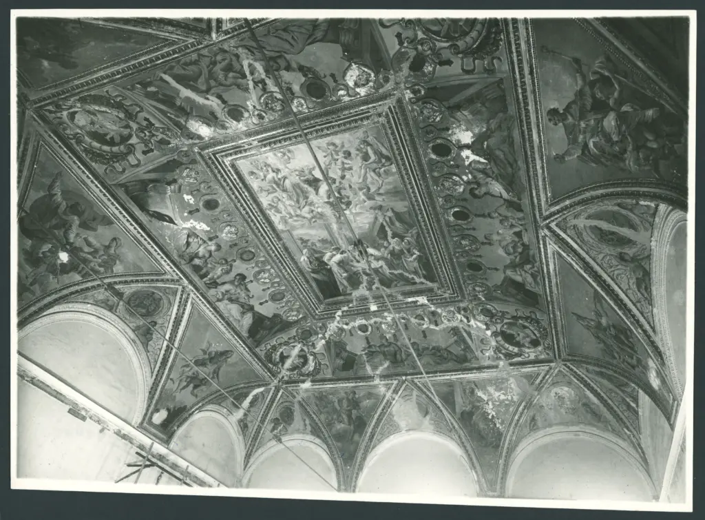 Nascita della Vergine con l'Eterno Padre e angeli