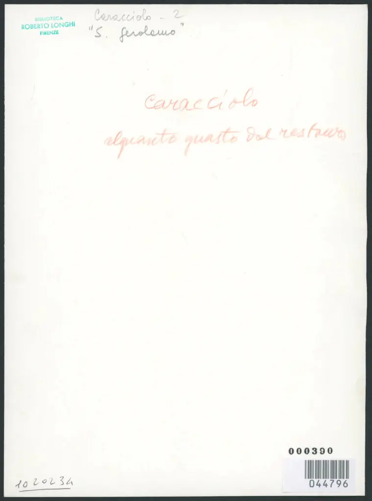 Caracciolo Giovanni Battista (Battistello) - sec. XVII - Visione di san Gerolamo