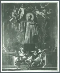 Caracciolo Giovanni Battista (Battistello) - sec. XVII - Gloria di san Luigi Gonzaga