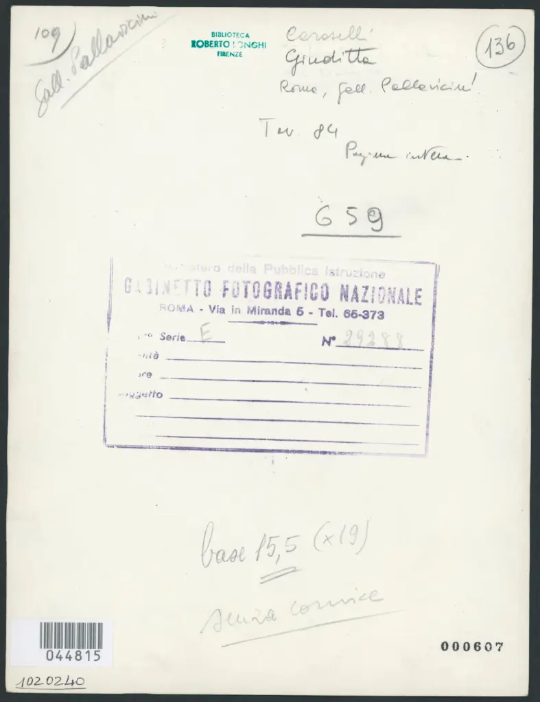 Caroselli Angelo - sec. XVII - Giuditta con la testa di Oloferne