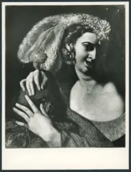 Caroselli Angelo; Caroselli Angelo - scuola; (?) - sec. XVII - Figura femminile con teschio e garofano