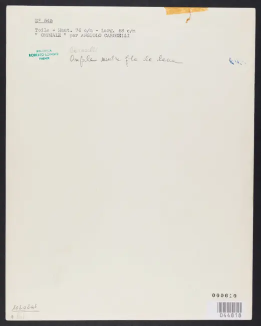 Caroselli Angelo - sec. XVII - Onfale che fila la lana