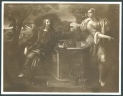 Caroselli Angelo - sec. XVII - Cristo e la Samaritana al pozzo