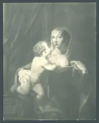 Caroselli Angelo - sec. XVII - Madonna con Bambino