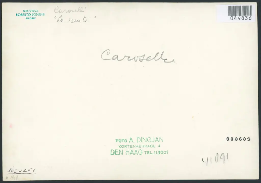 Caroselli Angelo - sec. XVII - Carite e la vecchia