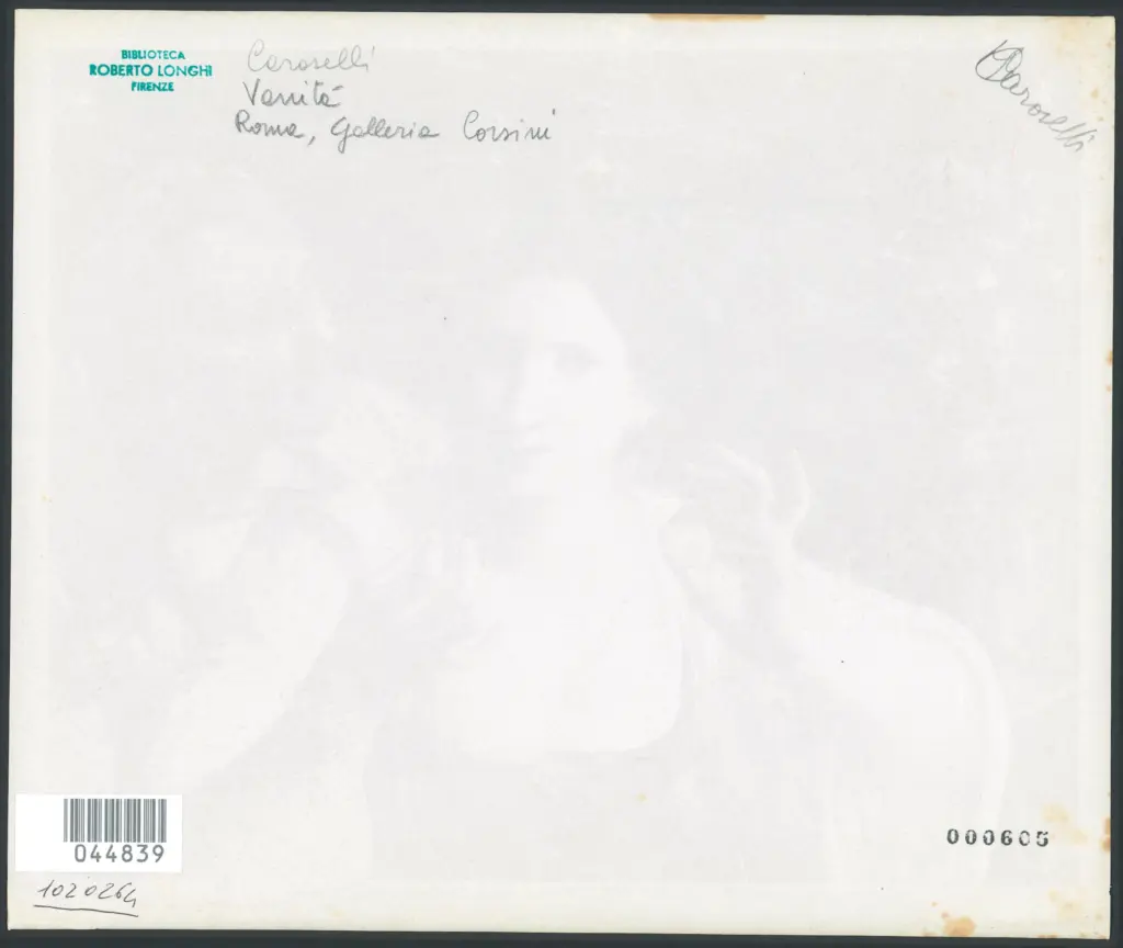 Roma - Galleria Corsini. La Vanità. (Carlo Saraceni.)