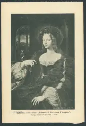 Raffaello (1483-1520): "Ritratto di Giovanna d'Aragona". Parigi, Museo del Louvre. - 1165