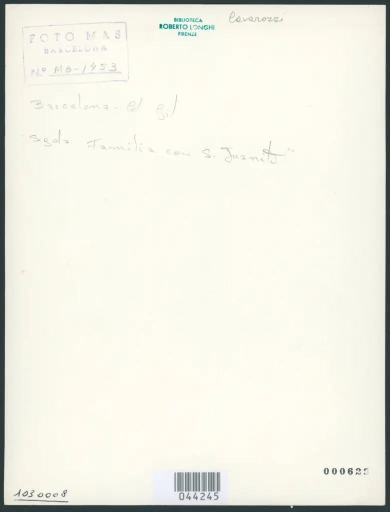 Barcelona - Col. Gil. "Sgda. Familia con S. Juanito"