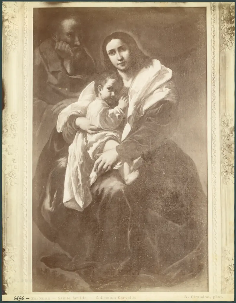 Zurbaran - Sainte Famille. - Collection Carvallo.