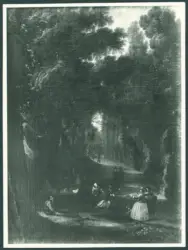 Tassi Agostino - sec. XVII - Gioco della mosca cieca