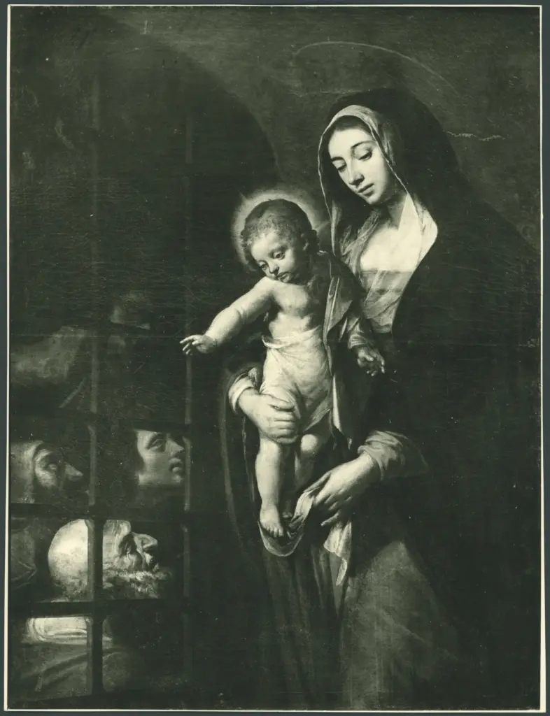 Chalette Jean - sec. XVII - Madonna con Bambino e prigionieri